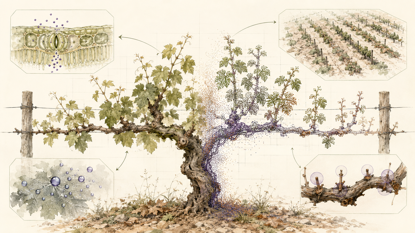 From vine geometry to disease insight: 3D grapevine modeling