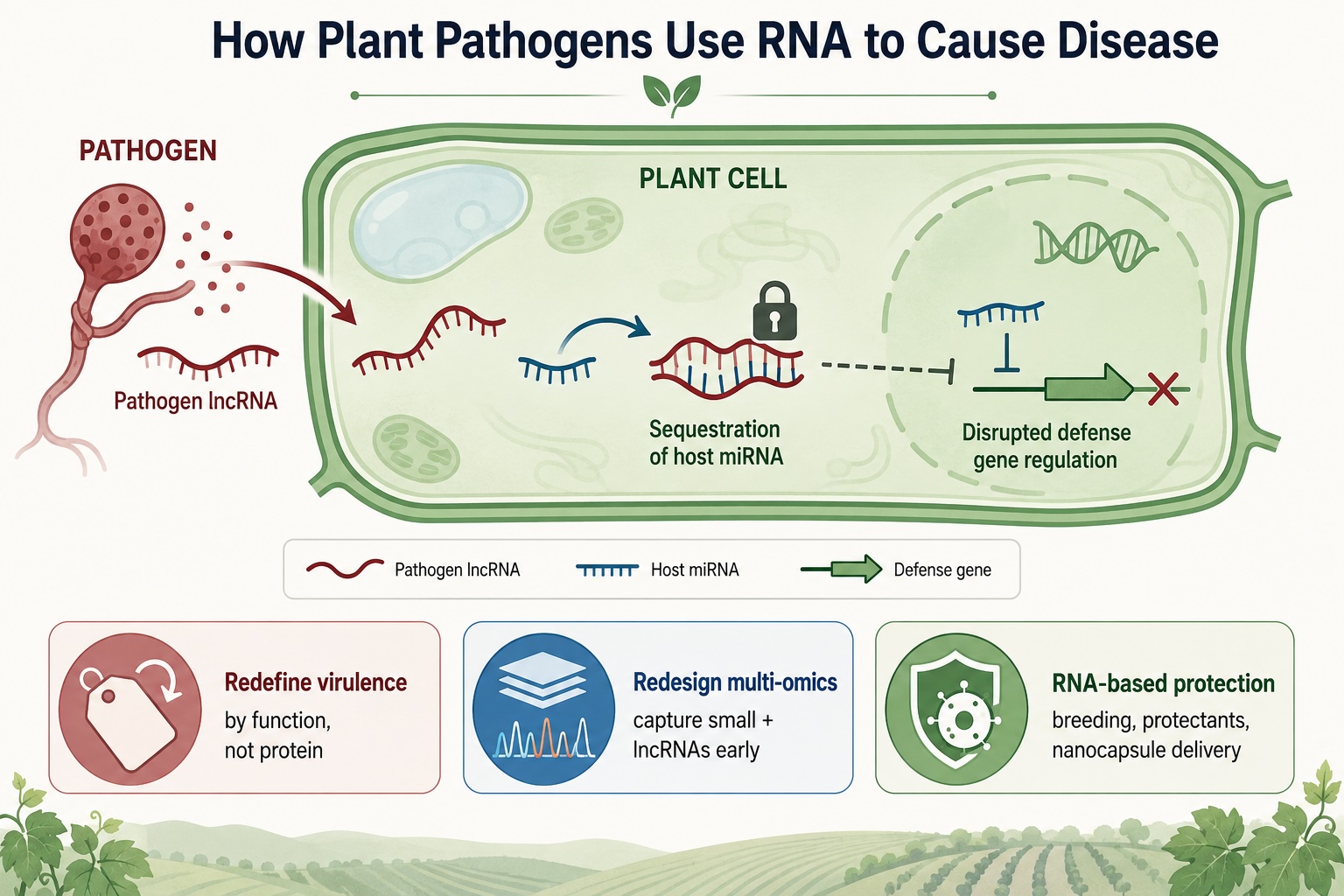 How plant pathogens use RNA to cause disease